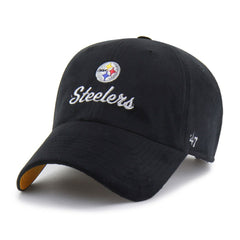 Pittsburgh Steelers '47 Women's Spirited Clean Up Adjustable Hat - Black - 47 brand