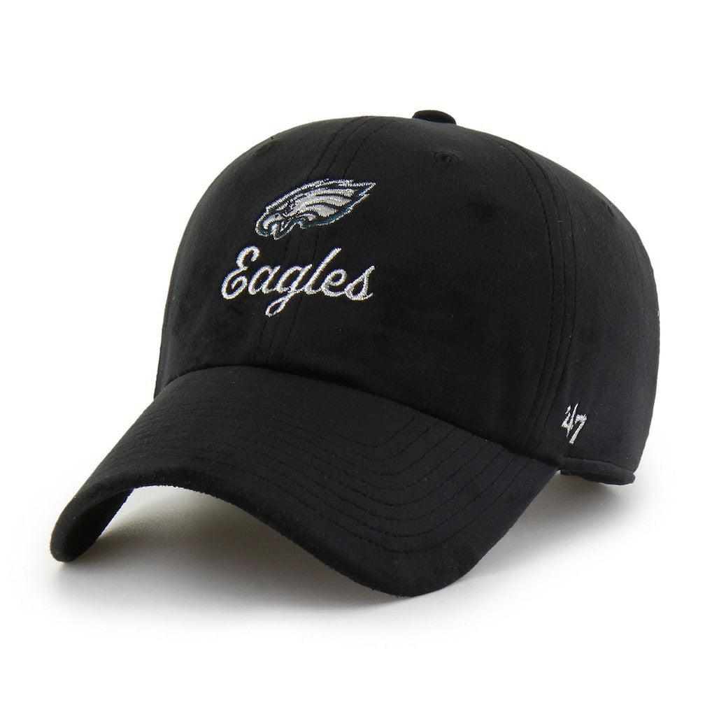 Philadelphia Eagles '47 Women's Spirited Clean Up Adjustable Hat - Black - 47 brand