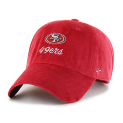 San Francisco 49ers '47 Women's Spirited Clean Up Adjustable Hat - Scarlet - 47 brand