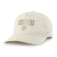 Las Vegas Raiders '47 Women's Mellow Corduroy Hitch Adjustable Hat - Natural - 47 brand