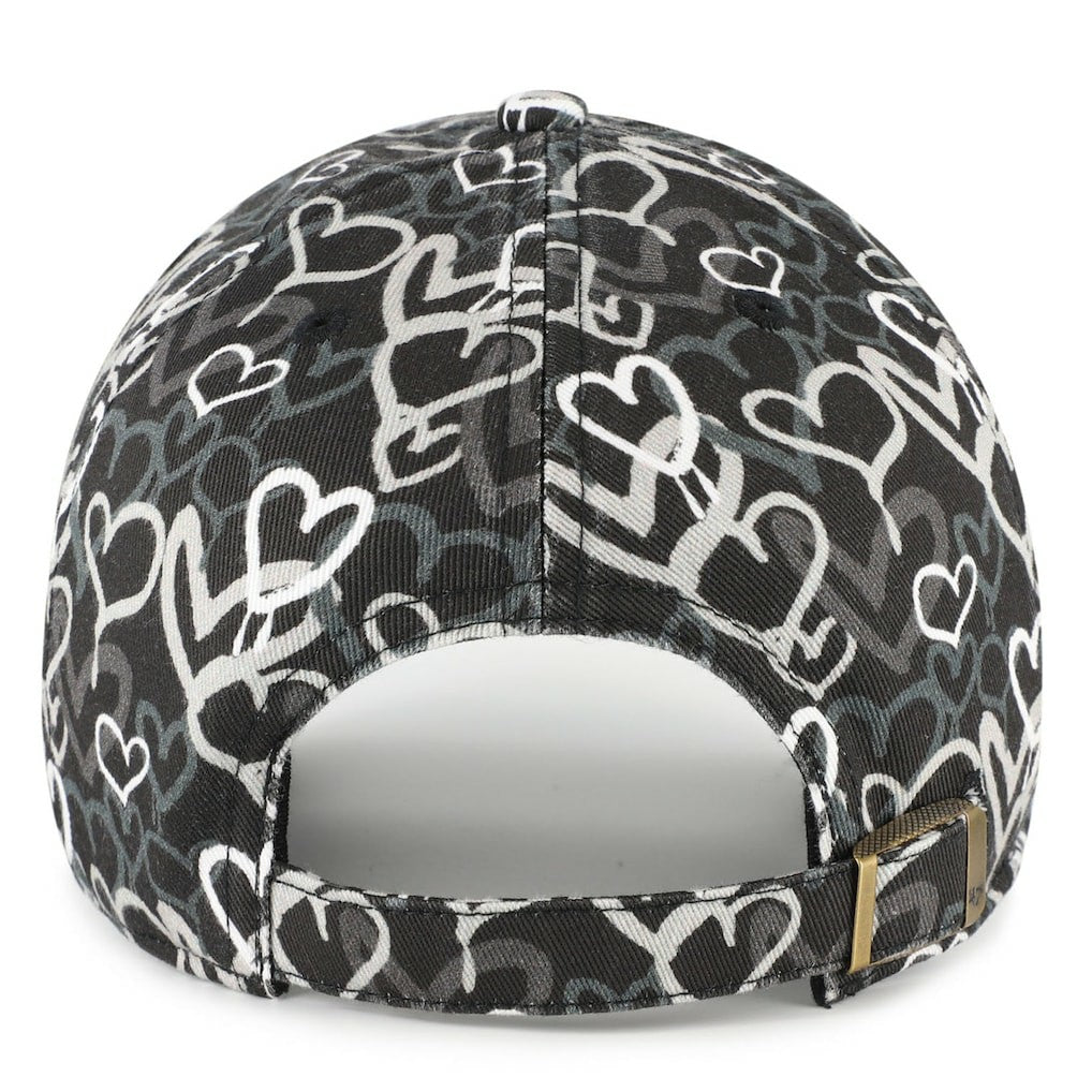 Las Vegas Raiders '47 Girls Youth Mural Clean Up Adjustable Hat - Black - 47 brand