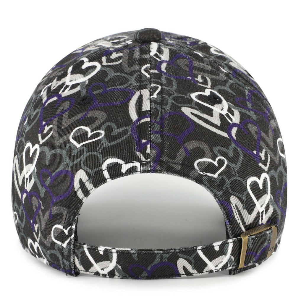 Baltimore Ravens '47 Girls Youth Mural Clean Up Adjustable Hat - Black - 47 brand