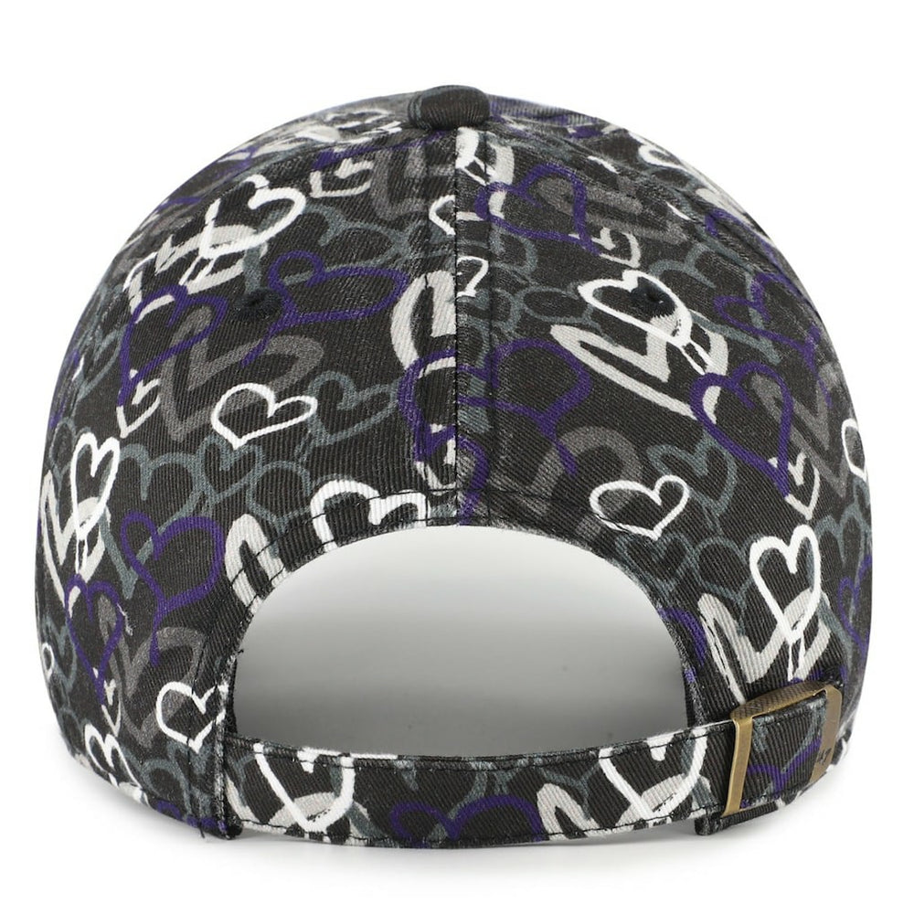 Baltimore Ravens '47 Girls Youth Mural Clean Up Adjustable Hat - Black - 47 brand
