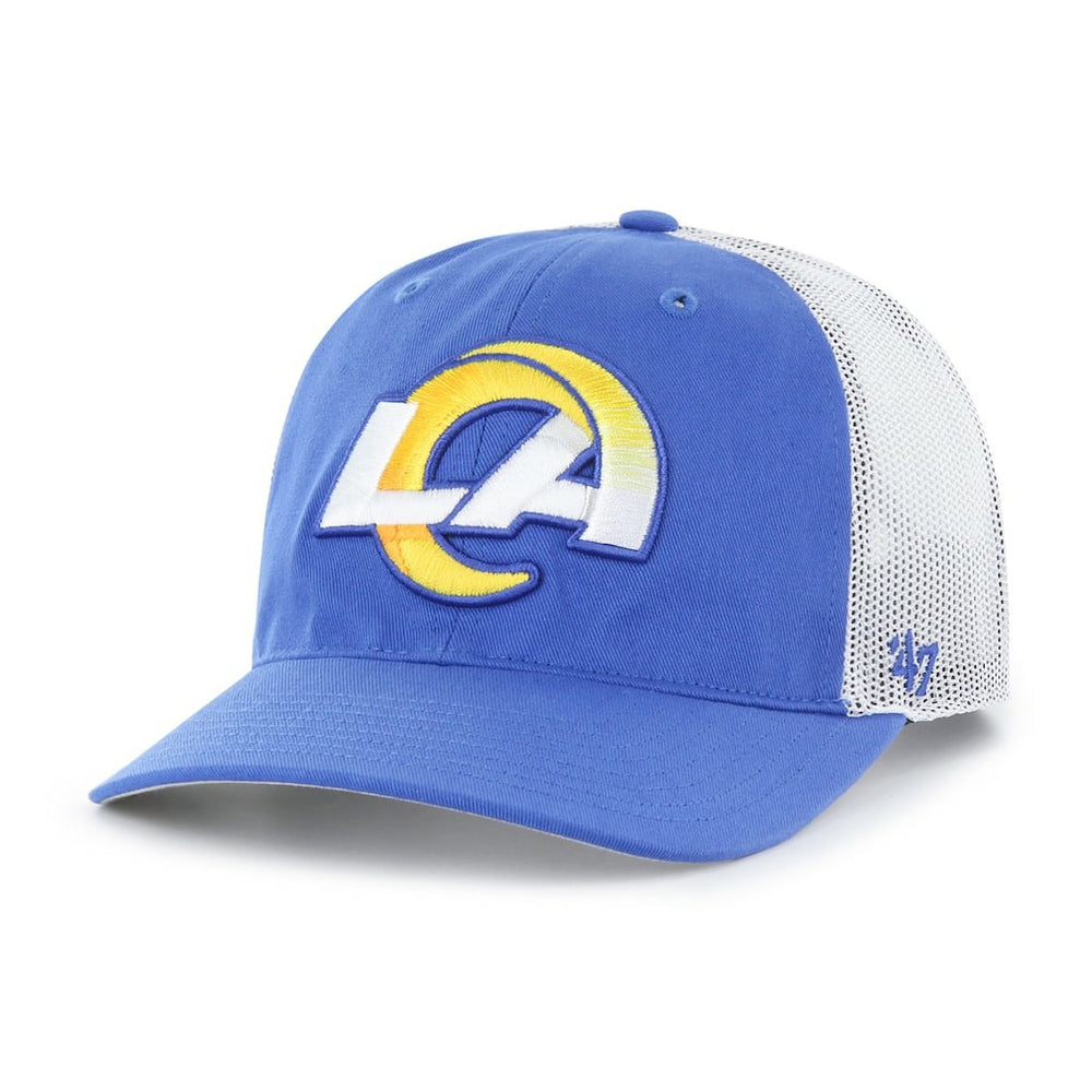 Los Angeles Rams '47 Unstructured Trucker Adjustable Hat - Royal - 47 brand