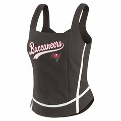 Tampa Bay Buccaneers WEAR by Erin Andrews Women's Square Neck Tank Top - Pewter - NFL