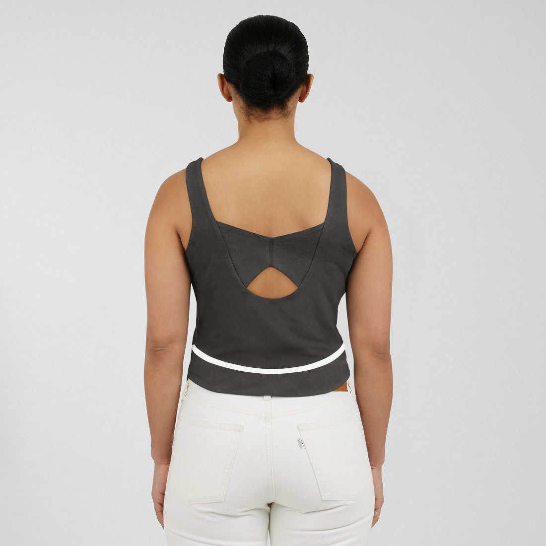 Tampa Bay Buccaneers WEAR by Erin Andrews Women's Square Neck Tank Top - Pewter - NFL