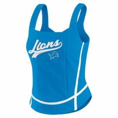 Detroit Lions WEAR by Erin Andrews Women's Square Neck Tank Top - Blue - NFL