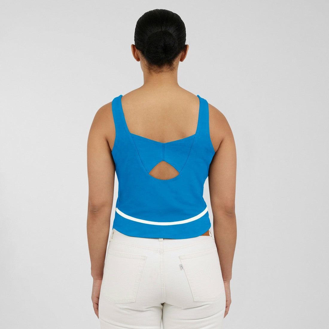 Detroit Lions WEAR by Erin Andrews Women's Square Neck Tank Top - Blue - NFL