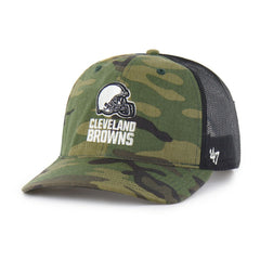 Cleveland Browns '47 Trucker Adjustable Hat - Camo - 47 brand
