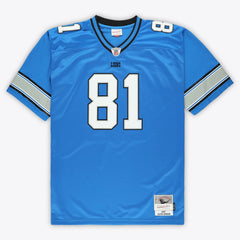 Calvin Johnson Detroit Lions Big & Tall 2007 Legacy Retired Player Jersey - Blue - Mitchell & Ness