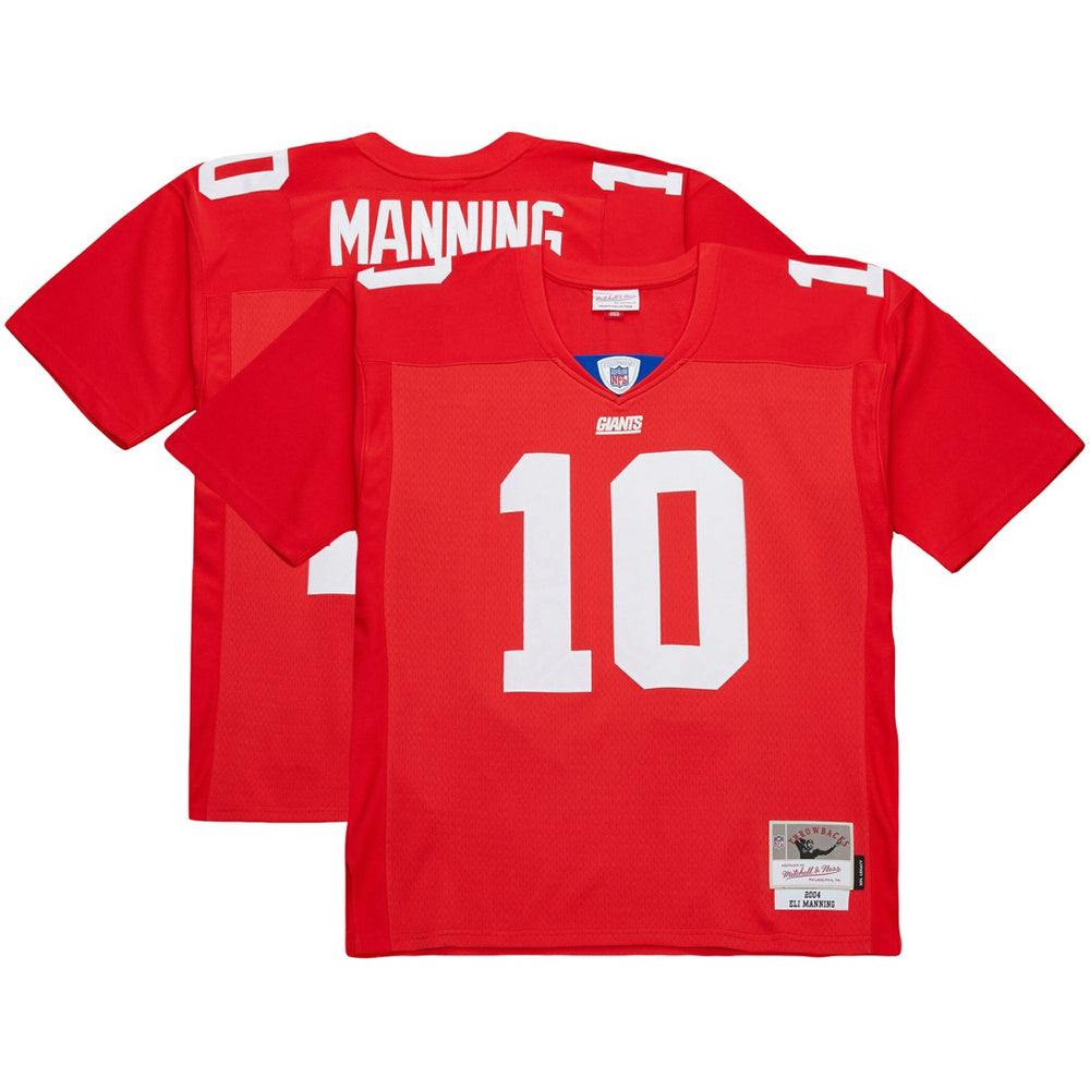 Eli Manning New York Giants 2004 Team Legacy Retired Player Big & Tall Jersey - Red - Mitchell & Ness