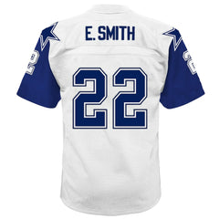 Emmitt Smith Dallas Cowboys Youth 1994 Alternate Legacy Jersey - White - Mitchell & Ness