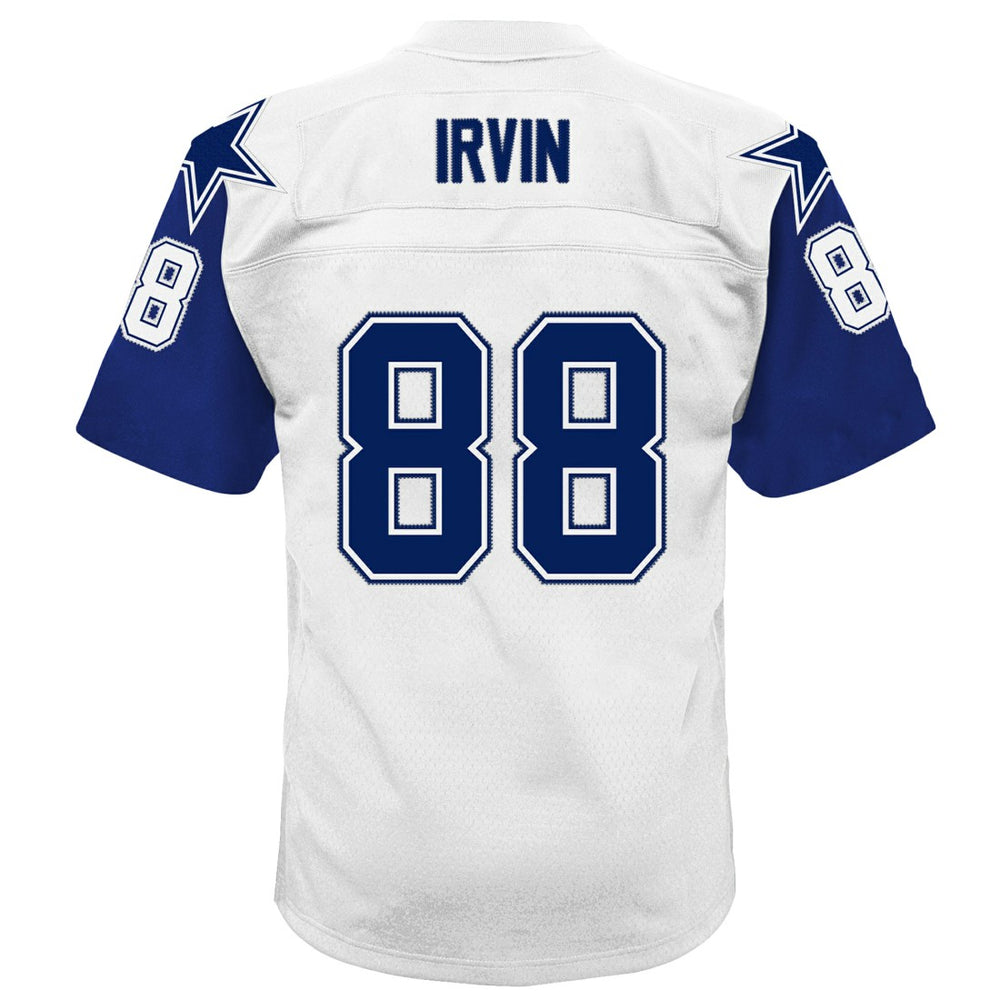 Michael Irvin Dallas Cowboys Youth 1994 Alternate Legacy Jersey - White - Mitchell & Ness