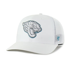 Jacksonville Jaguars '47 Snowball Trophy Stretch Fit Hat - White - 47 brand