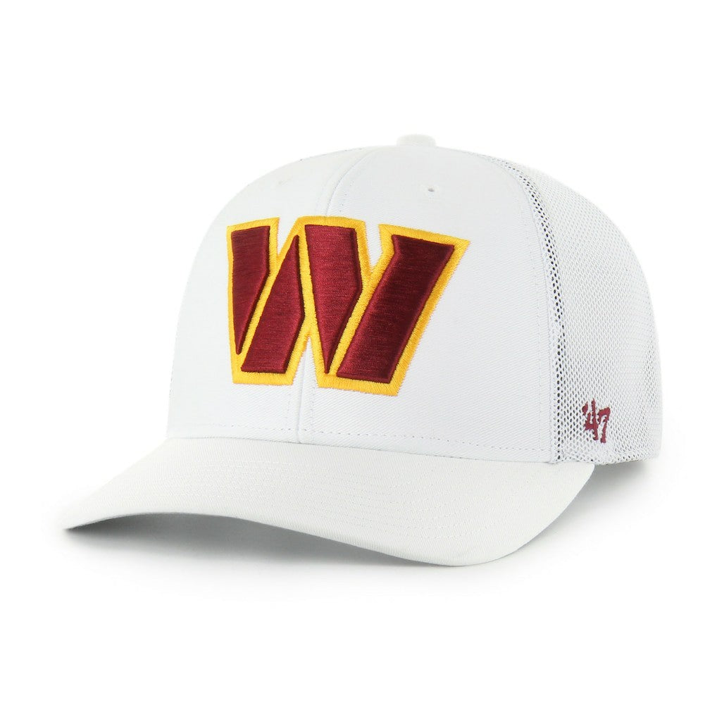 Washington Commanders '47 Snowball Trophy Stretch Fit Hat - White - 47 brand