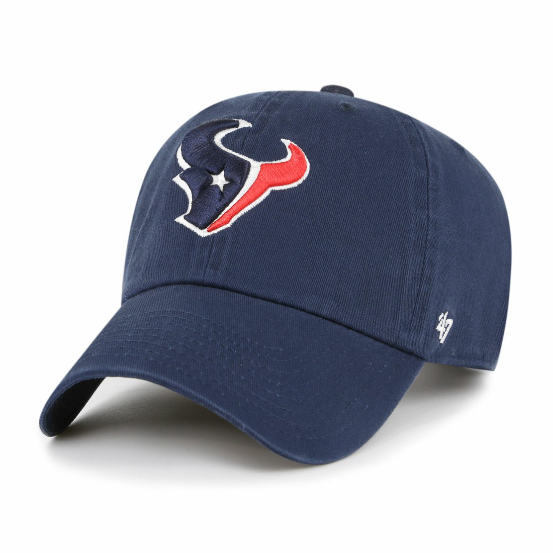 Houston Texans '47 Youth Logo Clean Up Adjustable Hat - Navy - 47 brand