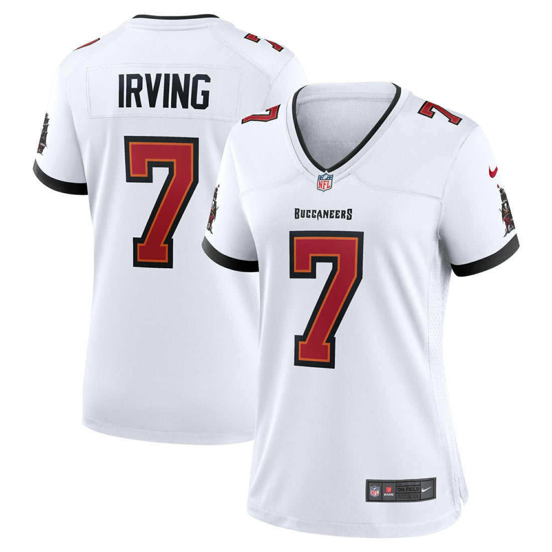 Bucky Irving Tampa Bay Buccaneers Women's Game Jersey - White - Nike