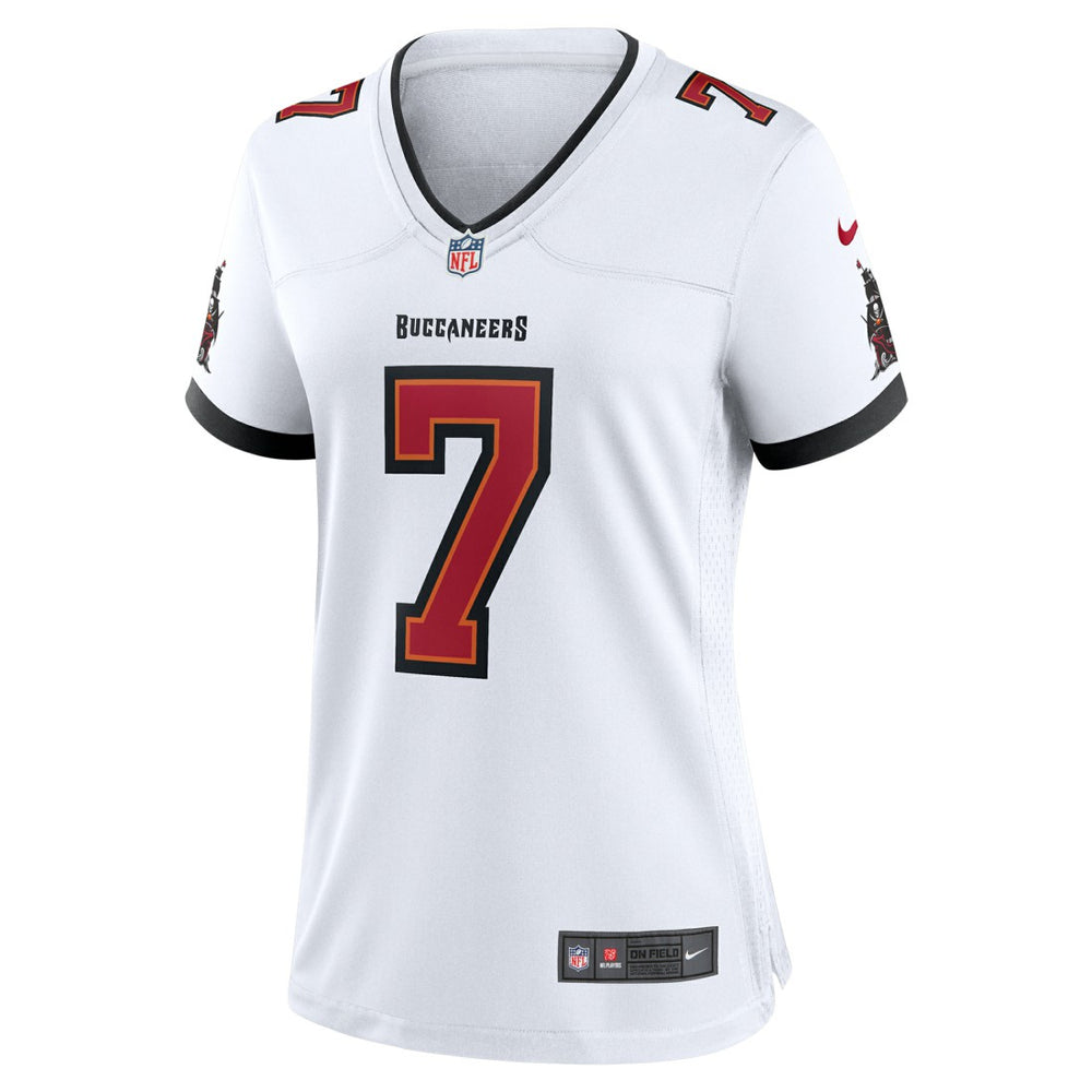 Bucky Irving Tampa Bay Buccaneers Women's Game Jersey - White - Nike