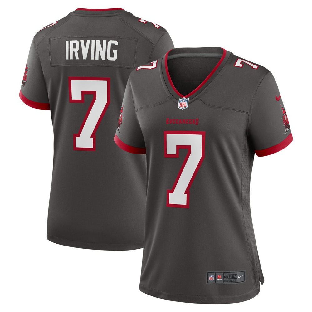 Bucky Irving Tampa Bay Buccaneers Women's Alternate Game Jersey - Pewter - Nike