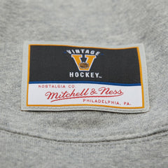 Philadelphia Flyers Mitchell & Ness Women's Logo Lightweight Pullover Sweatshirt - Heather Gray | NHL on sale