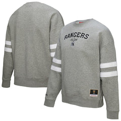 New York Rangers Mitchell & Ness Women's Logo Lightweight Pullover Sweatshirt - Heather Gray | NHL online
