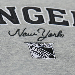 New York Rangers Mitchell & Ness Women's Logo Lightweight Pullover Sweatshirt - Heather Gray | NHL online