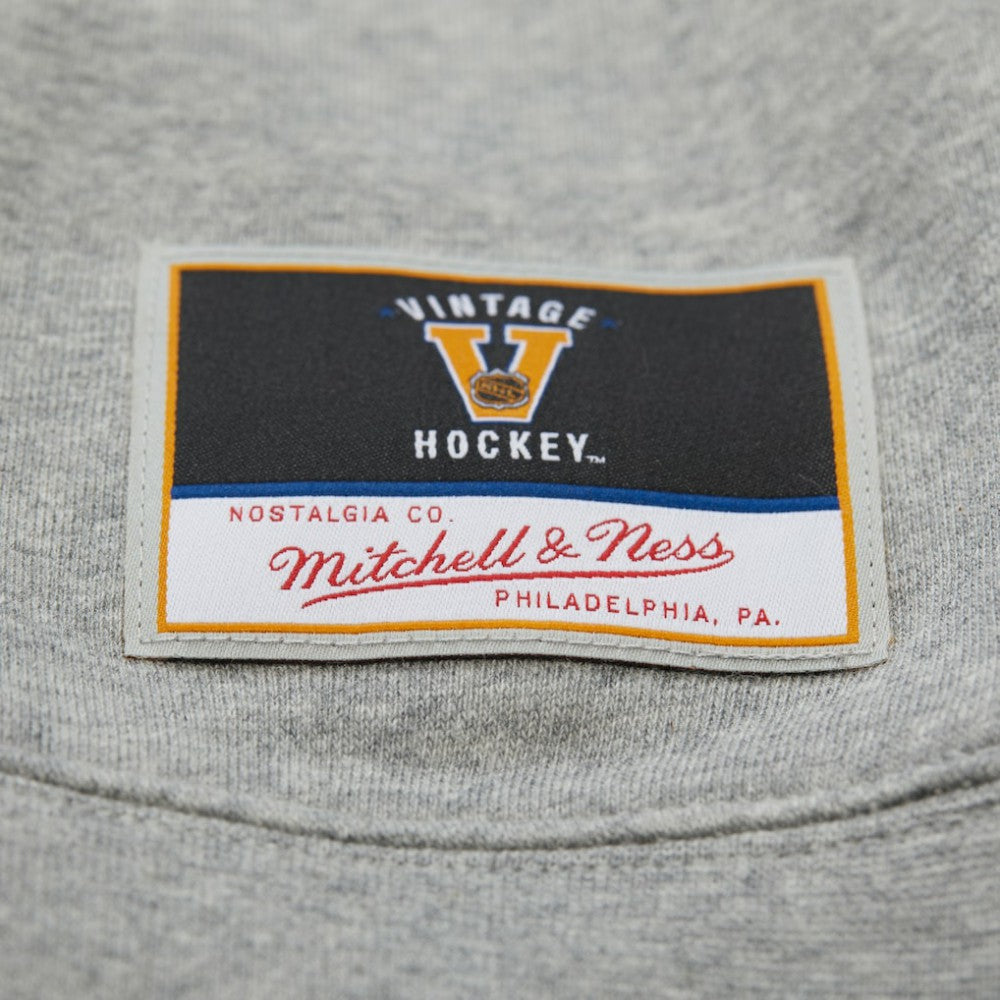 New York Rangers Mitchell & Ness Women's Logo Lightweight Pullover Sweatshirt - Heather Gray | NHL online