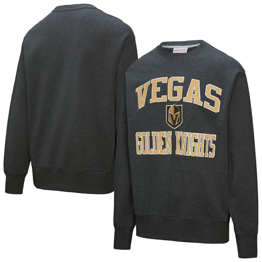 Vegas Golden Knights Mitchell & Ness Playoff Win Fleece Pullover Sweatshirt - Black | NHL Lifestyle