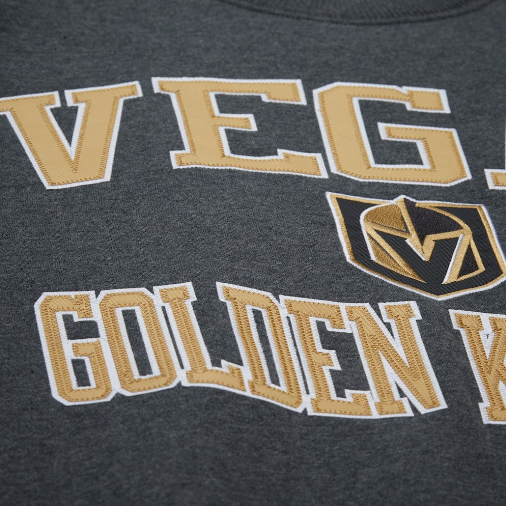 Vegas Golden Knights Mitchell & Ness Playoff Win Fleece Pullover Sweatshirt - Black | NHL Lifestyle