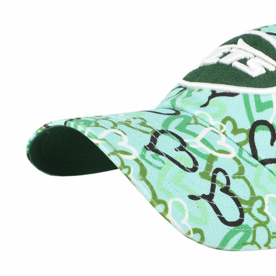 New York Jets '47 Girls Preschool Mural Clean Up Adjustable Hat - Green - 47 brand