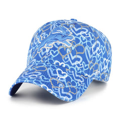 Detroit Lions '47 Girls Preschool Mural Clean Up Adjustable Hat - Blue - 47 brand