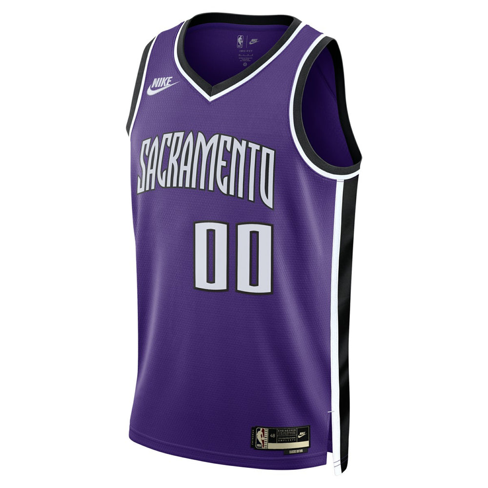 Nike Sacramento Kings Unisex Adult Swingman Custom Jersey Classic Edition Purple