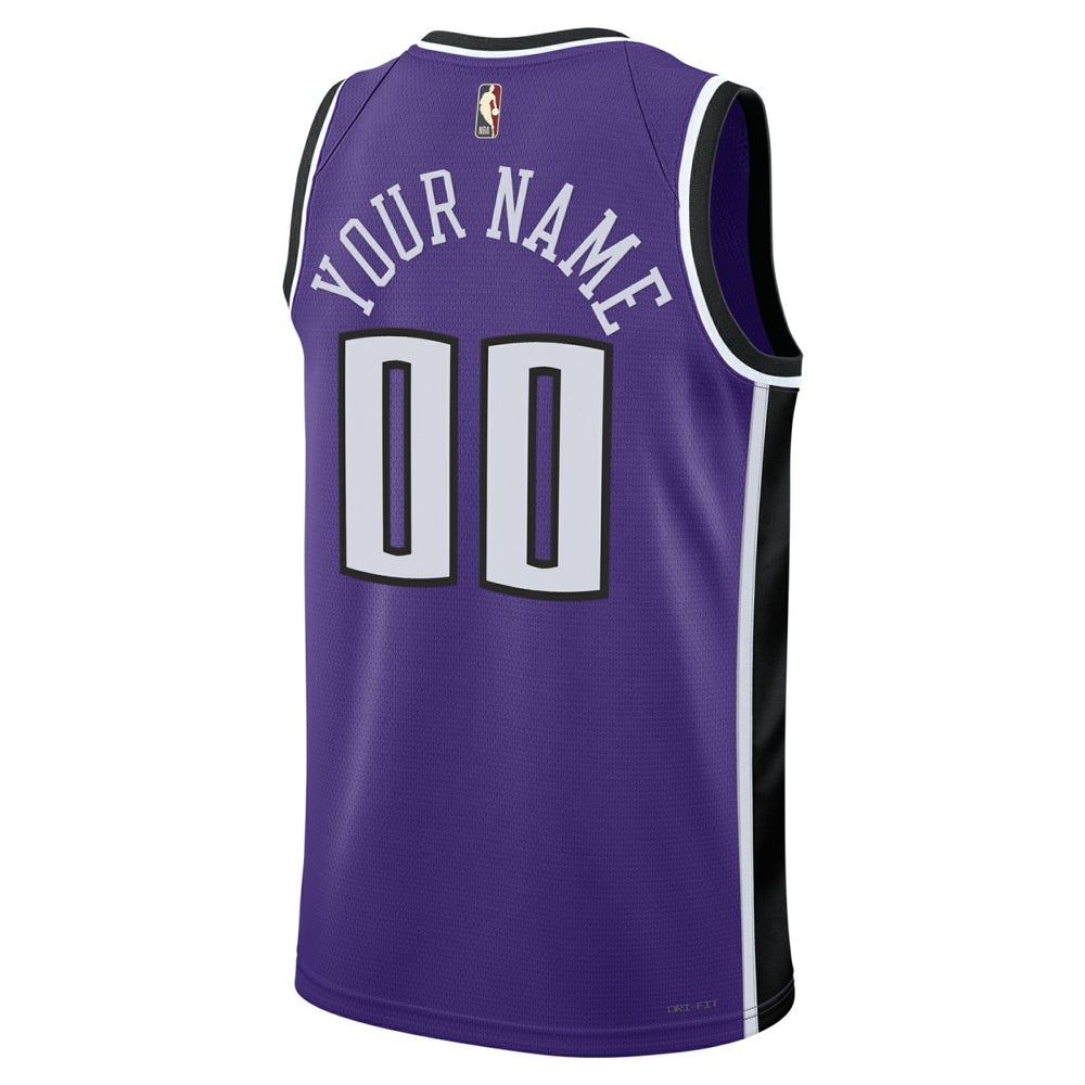 Nike Sacramento Kings Unisex Adult Swingman Custom Jersey Classic Edition Purple