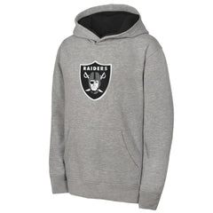 Las Vegas Raiders Outerstuff Youth Prime Hoodie - Gray - NFL