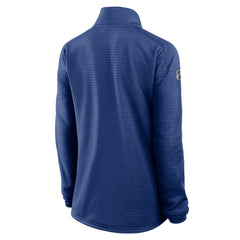 Vancouver Canucks Fanatics Women's Authentic Pro Rink Quarter-Zip Pullover  - Blue | Fanatics Lifestyle