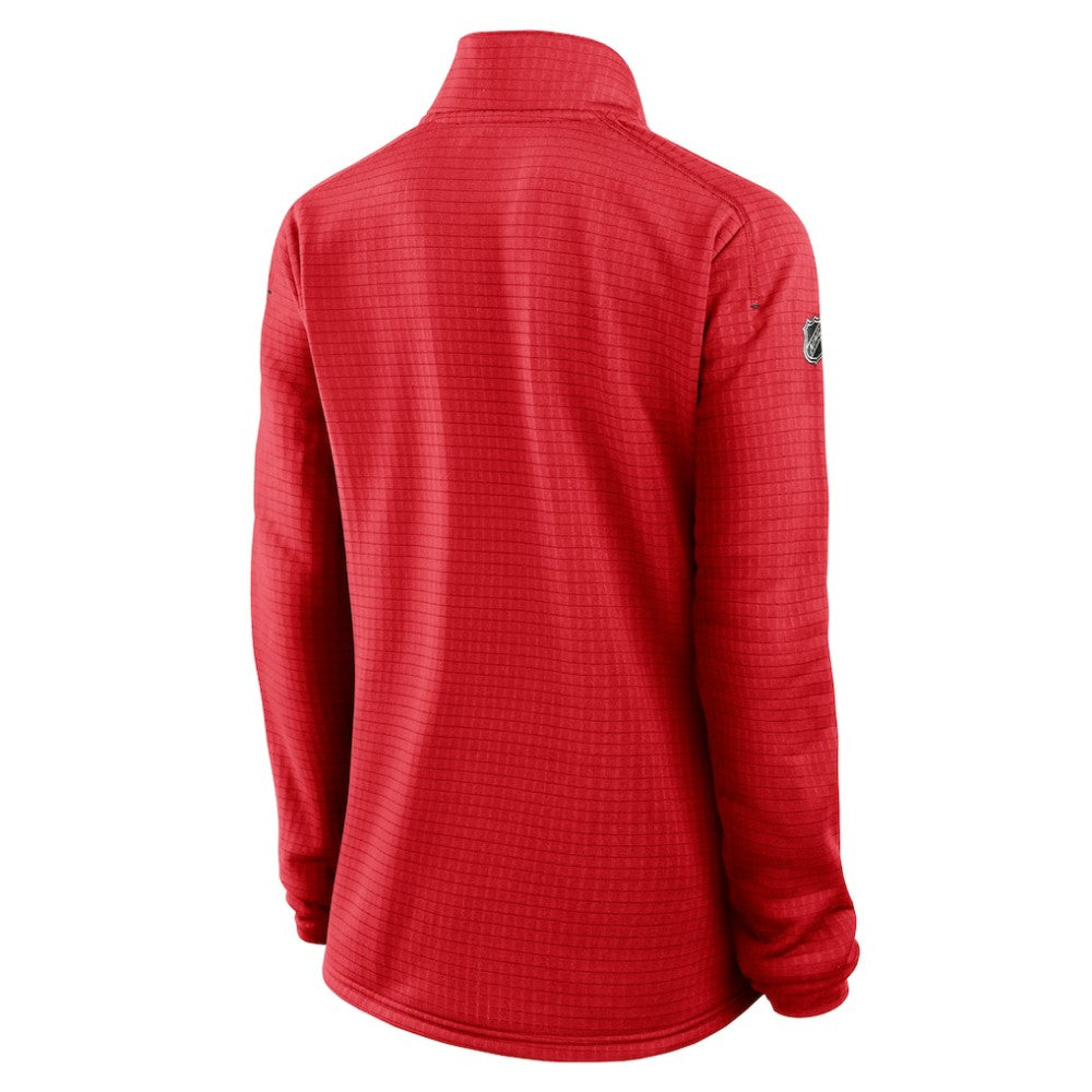 Calgary Flames Fanatics Women's Authentic Pro Rink Quarter-Zip Pullover  - Red | Fanatics near me