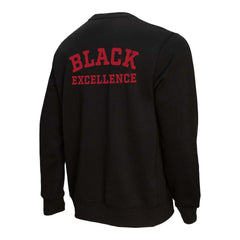 San Francisco 49ers Unisex Black Excellence Collection Icon Pullover Sweatshirt - Black - Mitchell & Ness