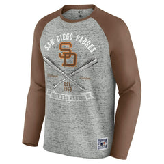 San Diego Padres Darius Rucker Collection by Fanatics Raw Edge Raglan Long Sleeve Baseball T-Shirt Online