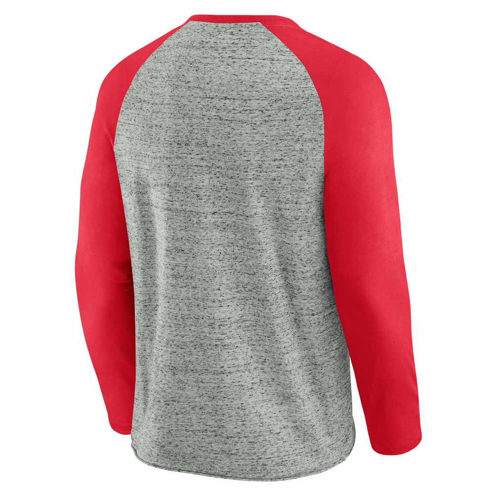 Cincinnati Reds Darius Rucker Collection by Fanatics Raw Edge Raglan Long Sleeve Baseball T-Shirt Online