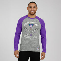 Arizona Diamondbacks Darius Rucker Collection by Fanatics Raw Edge Raglan Long Sleeve Baseball T-Shirt Sale