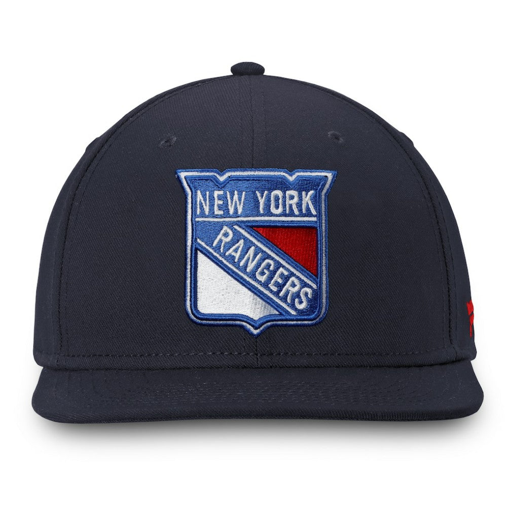 New York Rangers Fanatics Core Fitted Hat - Navy | Fanatics Clearance