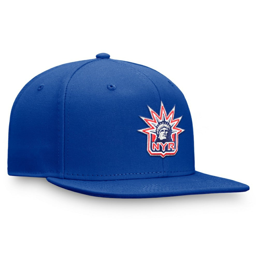 New York Rangers Fanatics Team Logo Fitted Hat - Royal | Fanatics Lifestyle