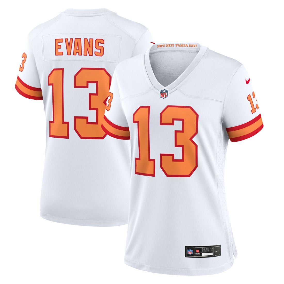 Mike Evans '76 Tampa Bay Buccaneers Women's Game Jersey - White - Nike