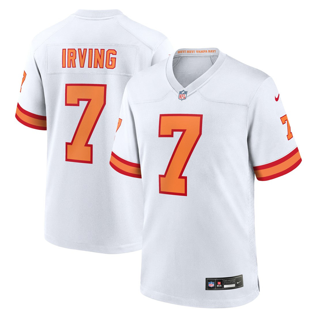 Bucky Irving '76 Tampa Bay Buccaneers Game Jersey - White - Nike
