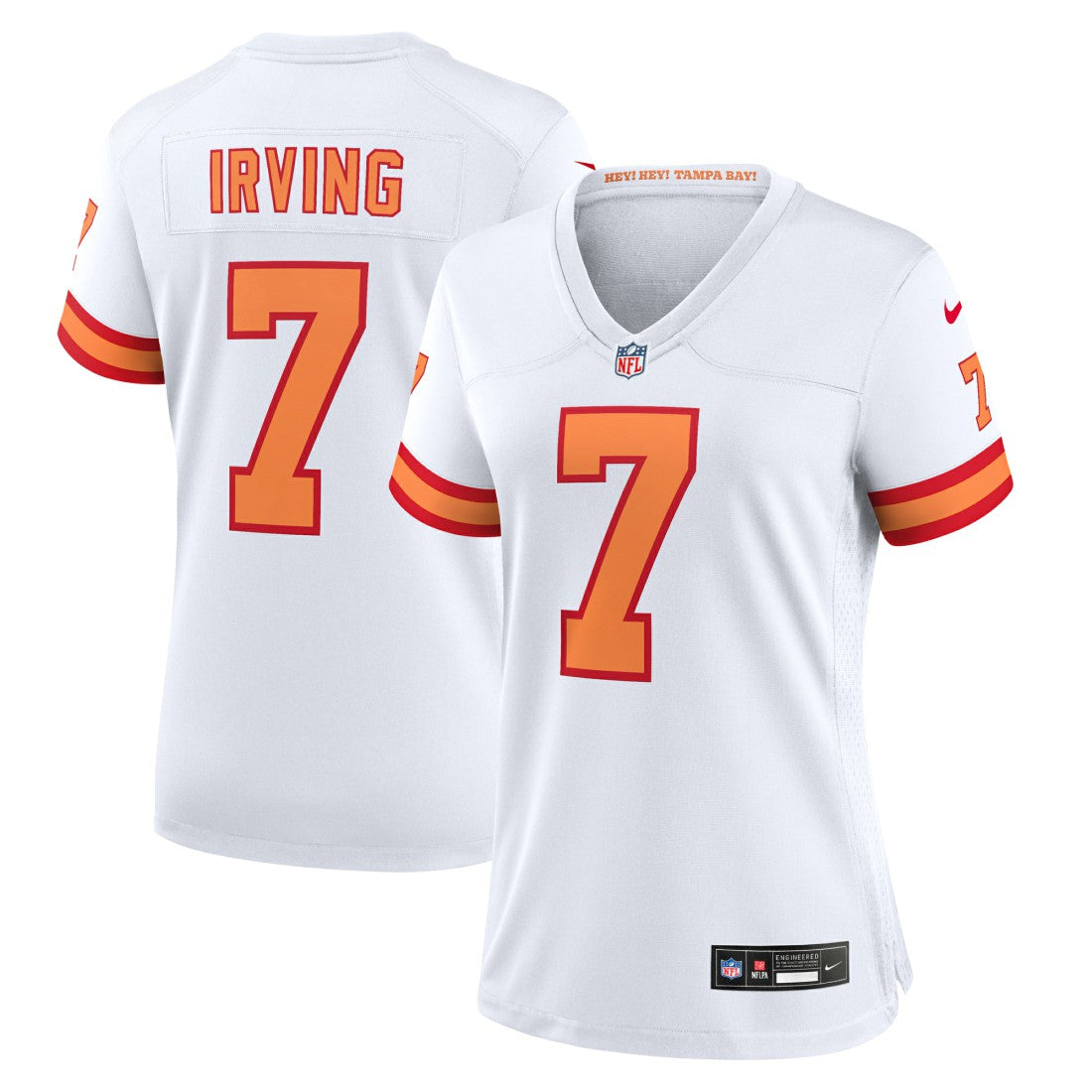 Bucky Irving '76 Tampa Bay Buccaneers Women's Game Jersey - White - Nike