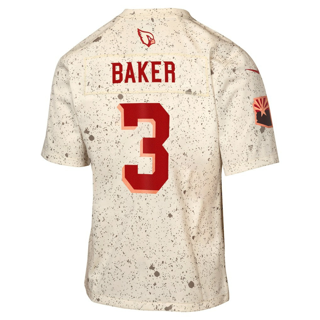 Budda Baker Arizona Cardinals Youth 2025 Rivalries Collection Game Jersey - Natural - Nike
