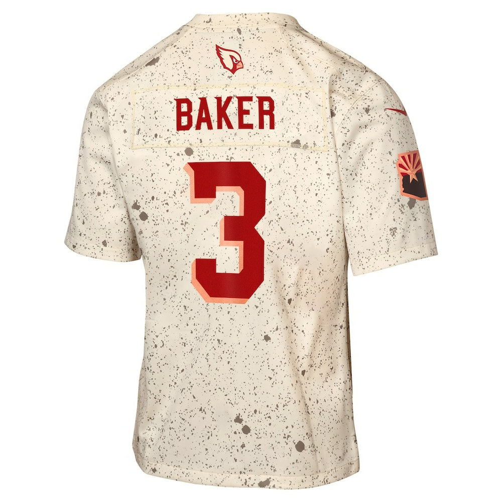 Budda Baker Arizona Cardinals Youth 2025 Rivalries Collection Game Jersey - Natural - Nike