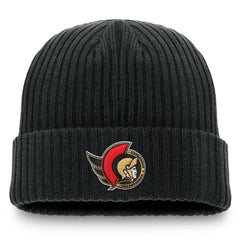 Ottawa Senators Fanatics Component Cuffed Knit Hat - Black | Fanatics Lifestyle