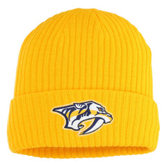 Nashville Predators Fanatics Logo Cuffed Knit Hat - Gold | Fanatics on sale