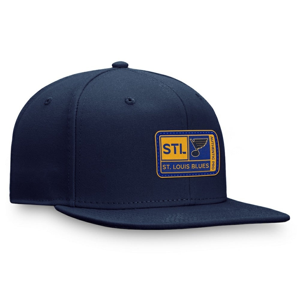 St. Louis Blues Fanatics Authentic Pro Training Camp Snapback Hat - Navy | Fanatics Lifestyle